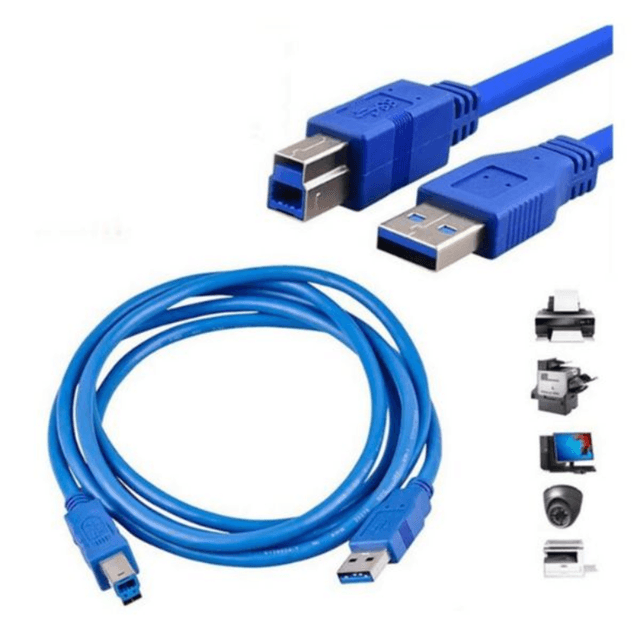 USB a Impresora 3.0 de 2 metros