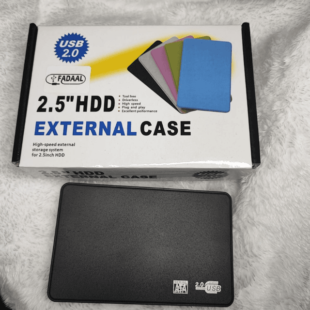 Disco duro externo USB 2.0 2.5'' HDD Case 2.5inch