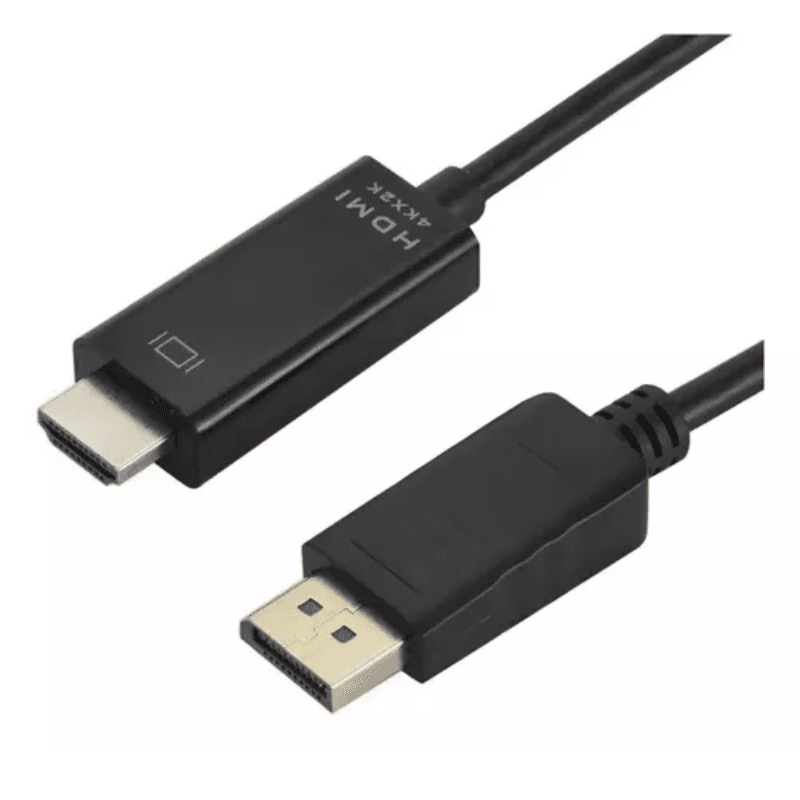 Interfaz Multimedia HDMI a DisplayPort, Cable Adaptador de Pantalla Estable de Alta Velocidad 4K 60Hz