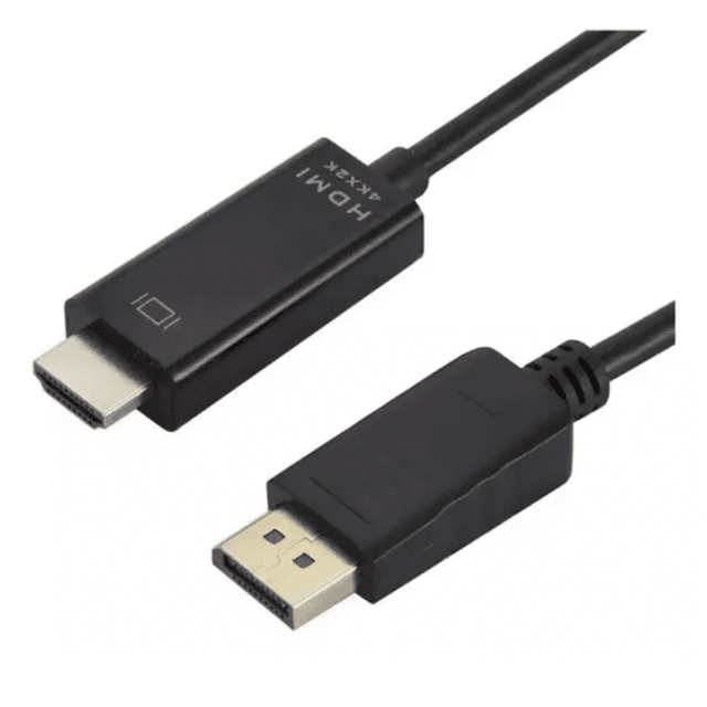 Interfaz Multimedia HDMI a DisplayPort, Cable Adaptador de Pantalla Estable de Alta Velocidad 4K 60Hz