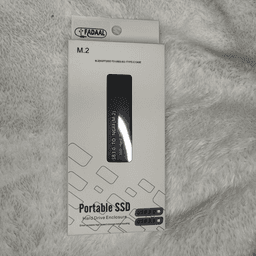 Carcasa retráctil para SSD NGFF USB 3.0 tipo A M.2 SATA SSD (negra)