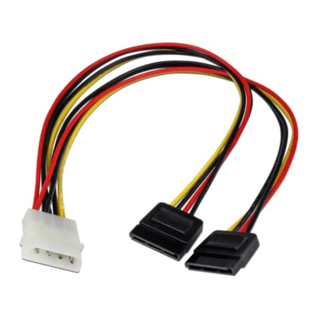 Adaptador de Corriente Molex a Sata Doble