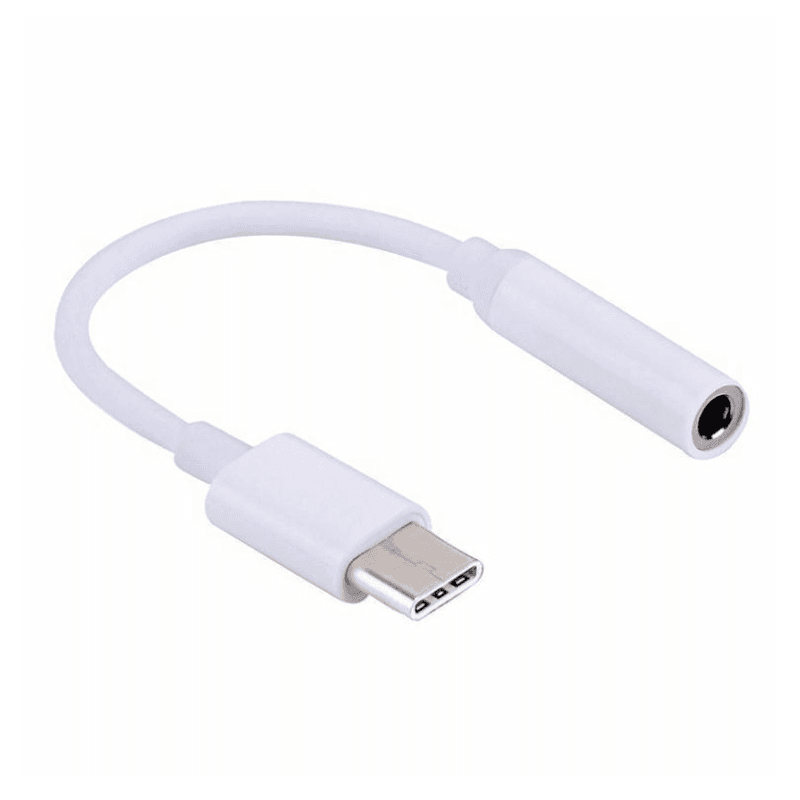 Adaptador de audio USB tipo c a jack 3.5mm para auriculares