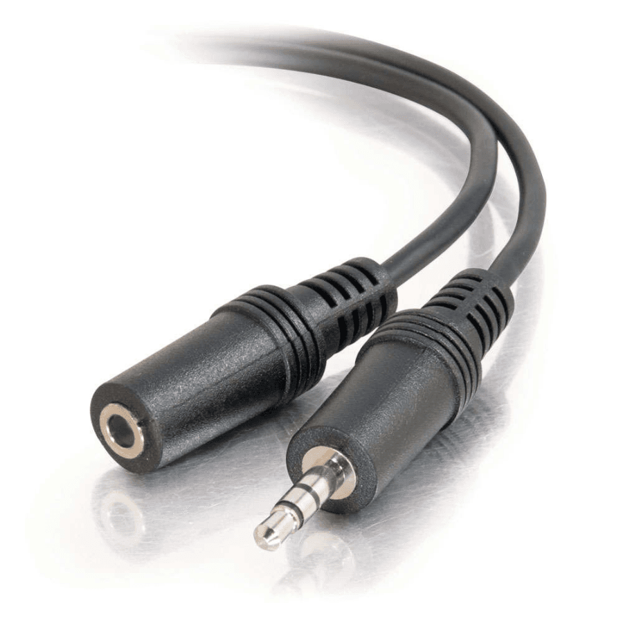 Cable de extensión de audio estéreo (3 metros) para auriculares, conector de 3,5 mm, macho a hembra